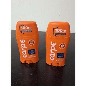 ( LOT OF 2 )Carpe • Antiperspirant Underarm Lotion • OCEAN STORM 1.76 oz  New